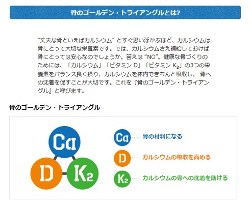 骨のゴールデン・トライアングルとは?